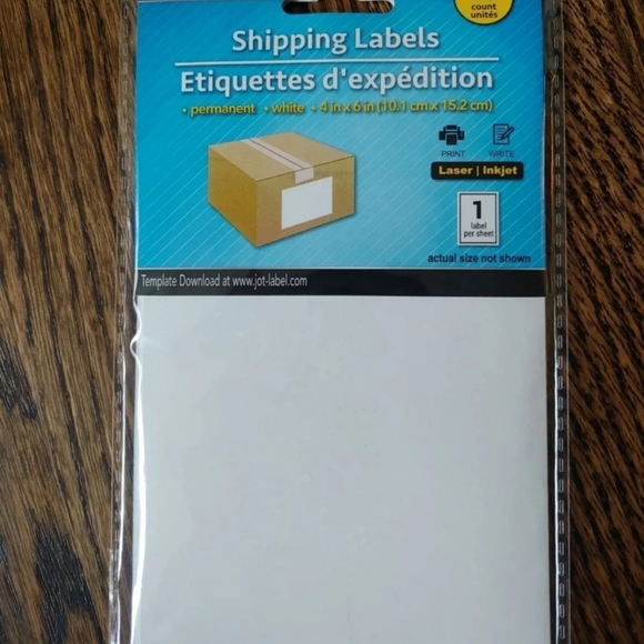 jot Office Set Of 3 Jot Shipping Labels 8 Units Each Pack Poshmark